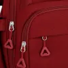 Red backpack, fashionable and casual, large-capacity, lightweight and durable backpack for student commuting Application Scenario